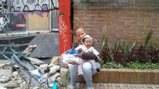 Bogota venezuela poverty street Photo