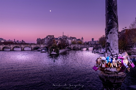 Pont des arts paris waterway water Photo