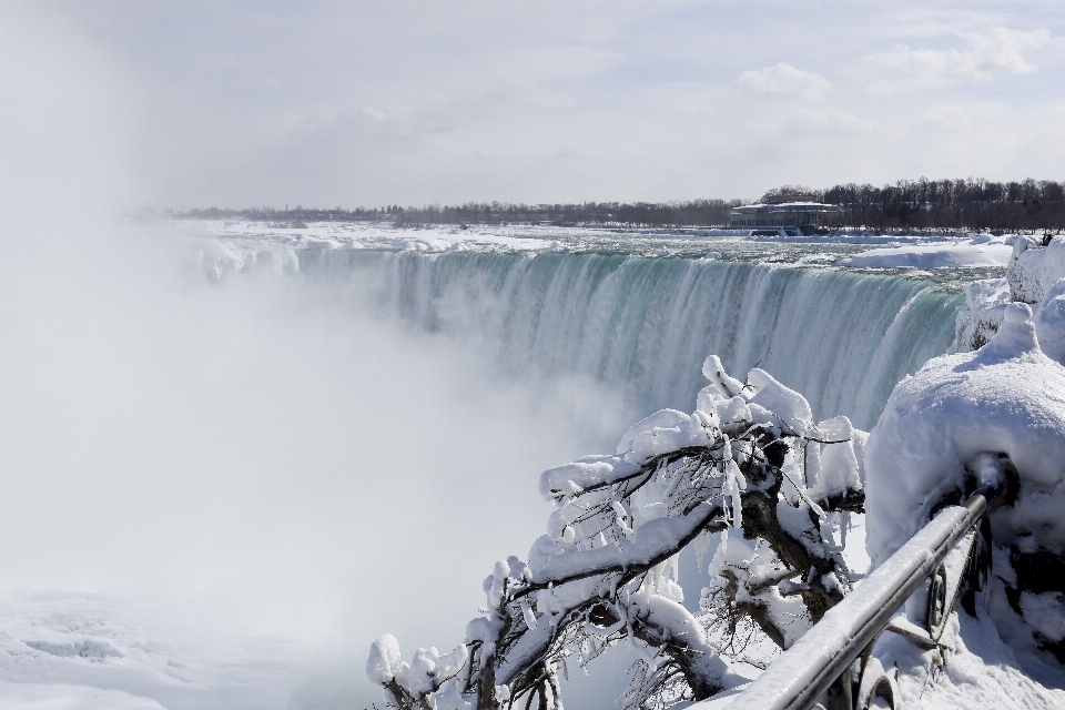 Niágara inverno água neve