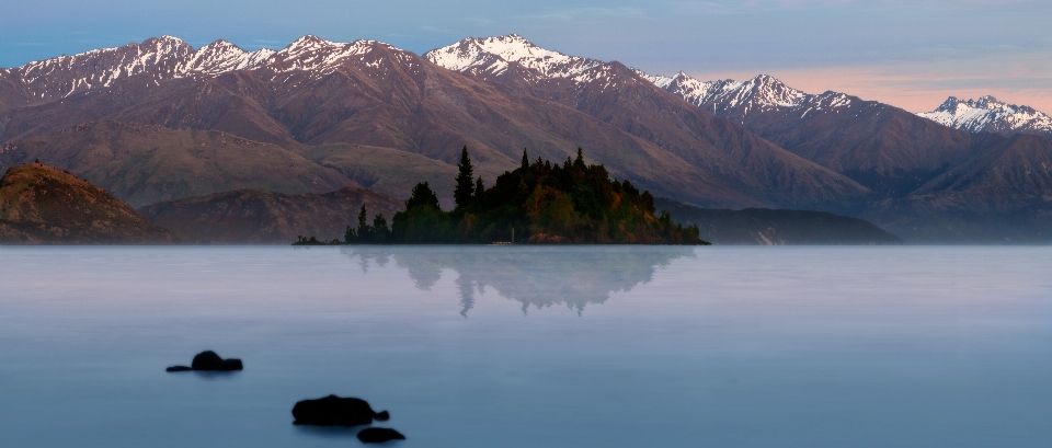 Nueva zelanda lago wanaka
 reflexión