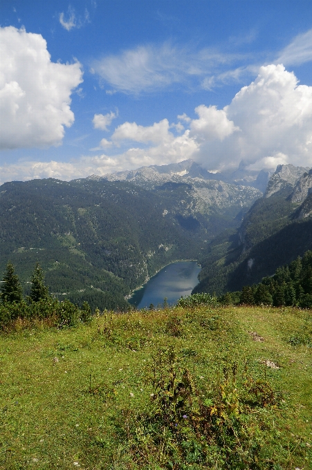 Panorama gunung austria lanskap