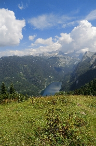 Panorama mountains austria landscape Photo