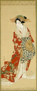 Foto Donna arte geisha disegno del costume
