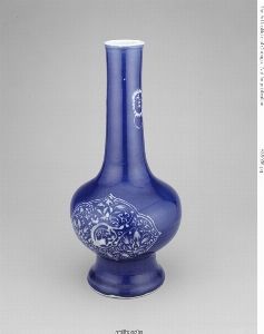 Vase cobalt blue porcelain Photo