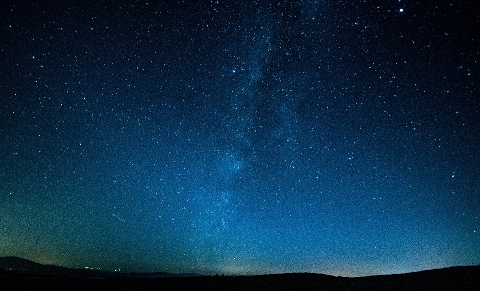 天空 蓝色的 气氛 夜晚