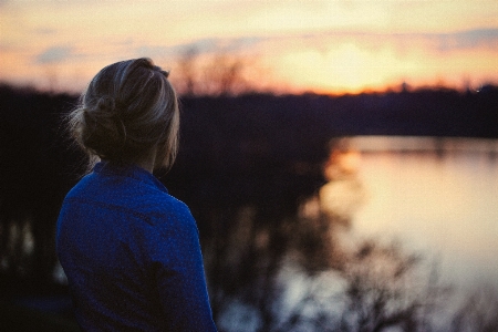 Sky hair water photograph Photo