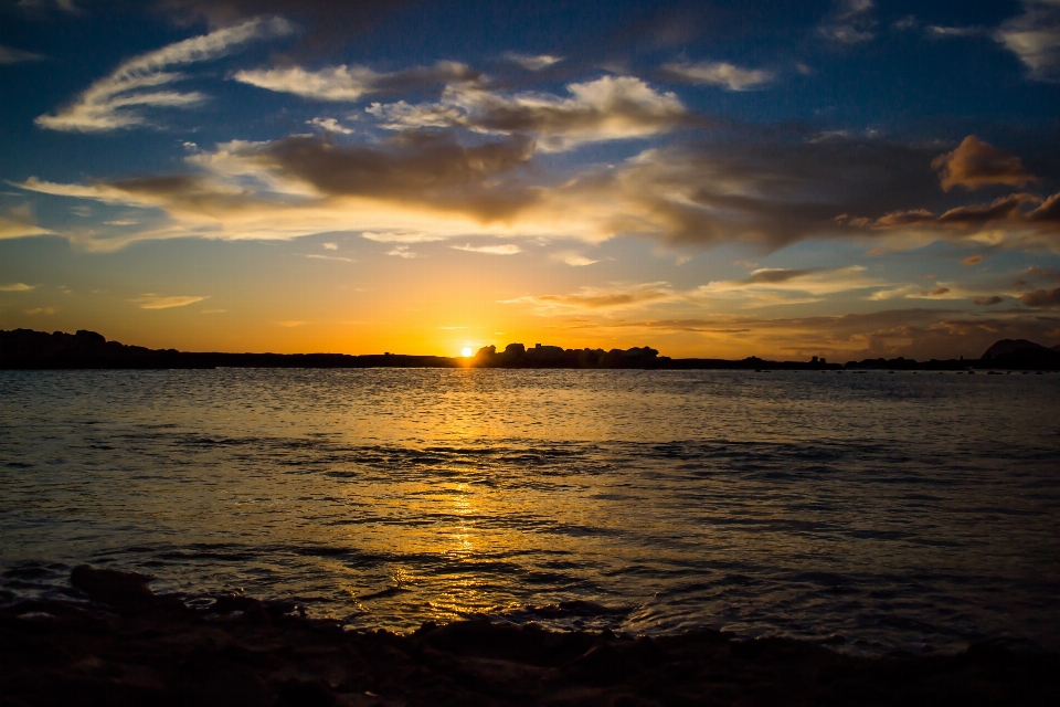 Sky horizon body of water