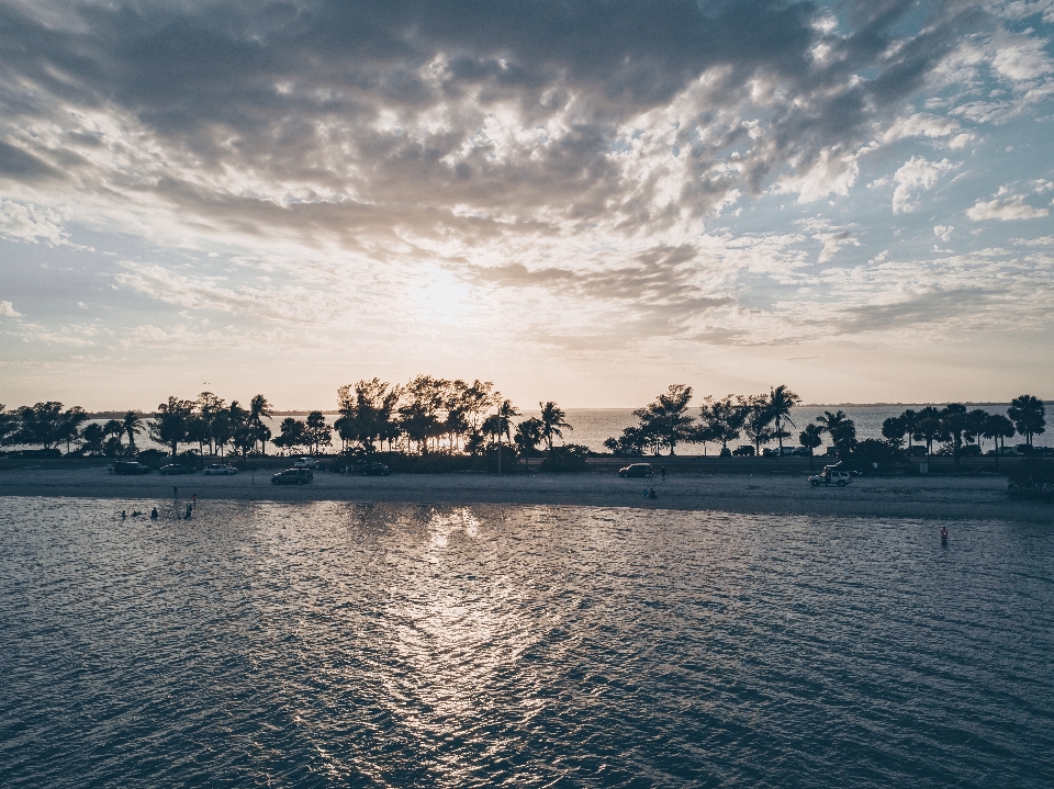 Sky body of water cloud horizon