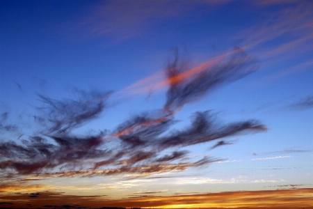 Sky cloud afterglow horizon Photo