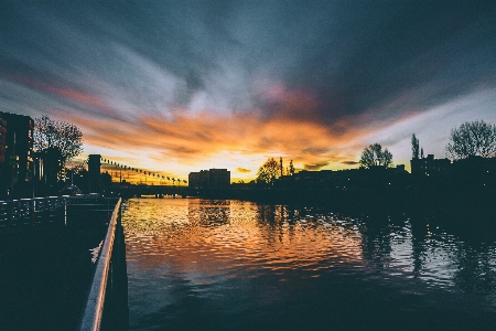 Sky water reflection nature Photo