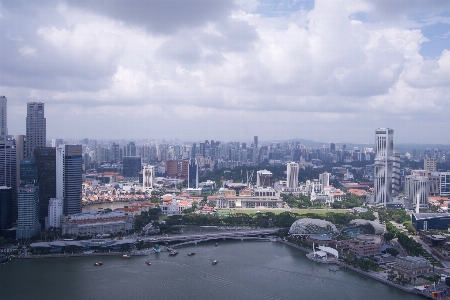 Foto Daerah metropolitan
 kota lanskap perkotaan
