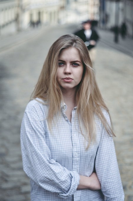 Hair face white photograph