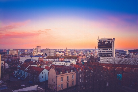 Sky city cloud urban area Photo