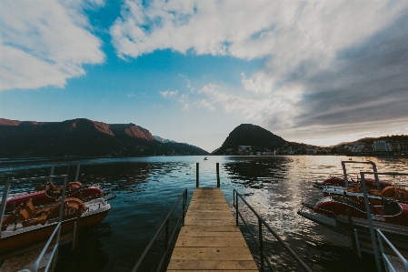 Body of water sky transportation nature Photo