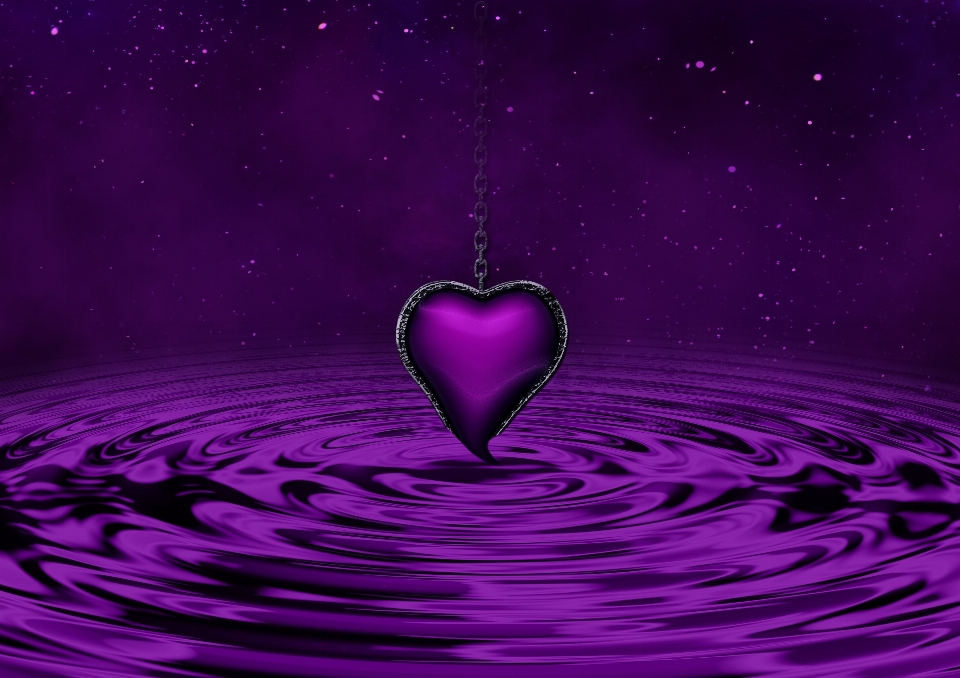 Heart water space love