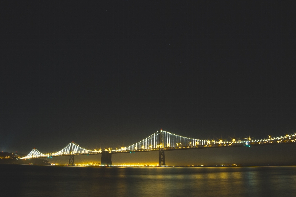 夜晚 天空 桥 固定链接
