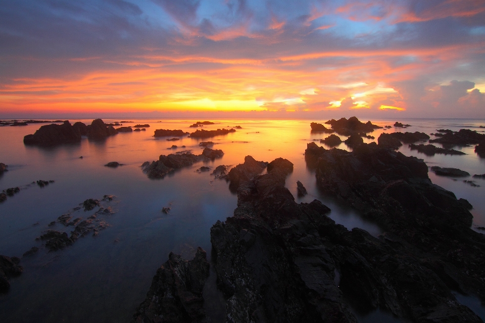 Sky body of water horizon nature