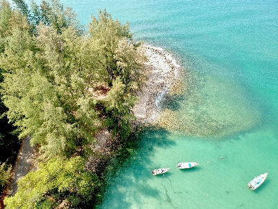 Coast coastal and oceanic landforms sea aerial photography Photo