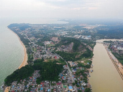 Aerial photography bird's eye view metropolitan area urban Photo