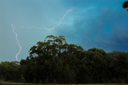 Thunder sky thunderstorm lightning Photo