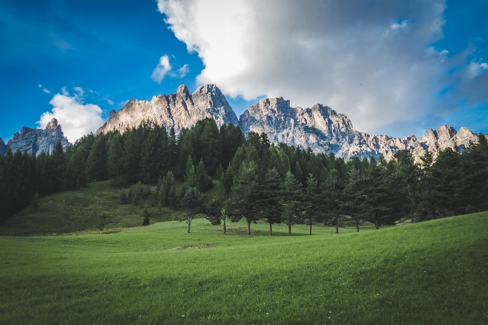 Mountainous landforms mountain sky natural landscape