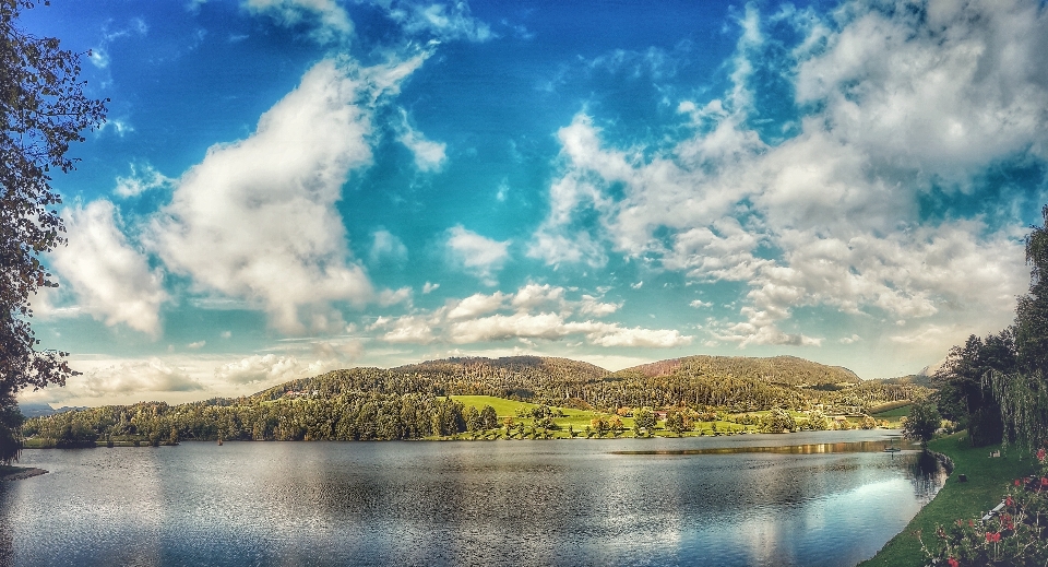 Sky body of water nature cloud