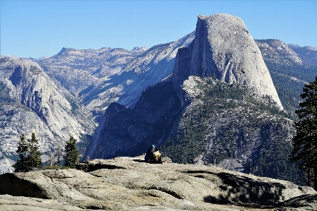 Mountainous landforms mountain range ridge Photo