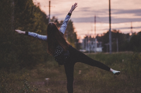 Photo Ciel beauté danse danseuse de ballet
