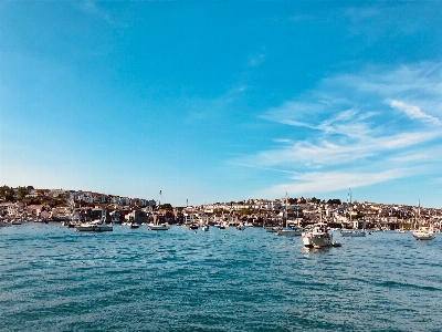 Body of water sky blue sea Photo