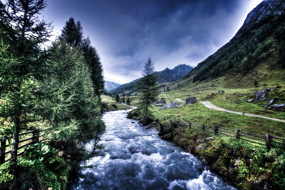 Natural landscape nature water sky