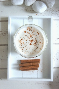 Latte food cappuccino drink Photo