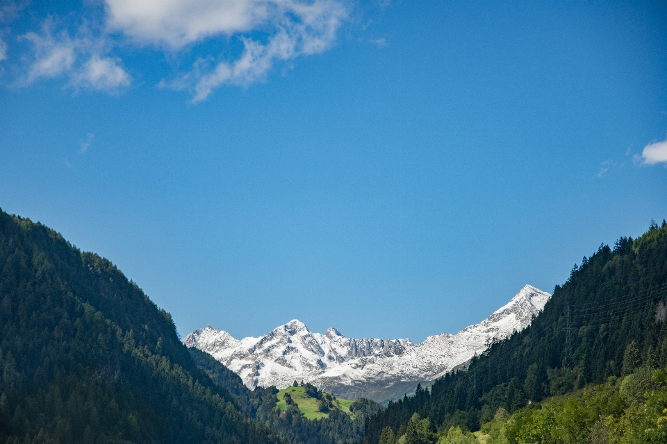 Mountainous landforms mountain sky range