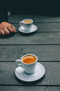 Cup coffee espresso saucer Photo