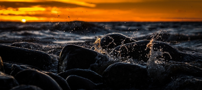 Water sky nature rock Photo