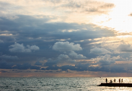 Sky horizon cloud sea Photo