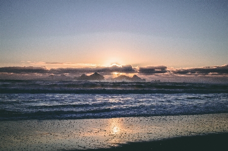 空 水域
 地平線 海 写真