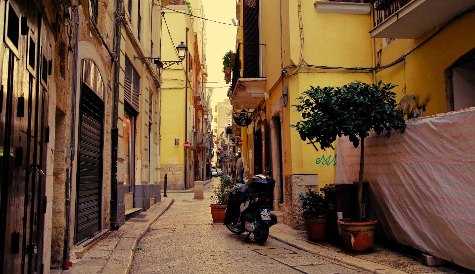 Alley street neighbourhood town