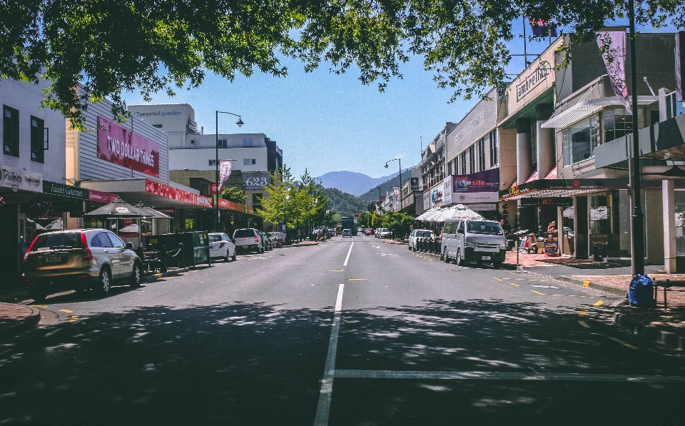 Residential area road town neighbourhood