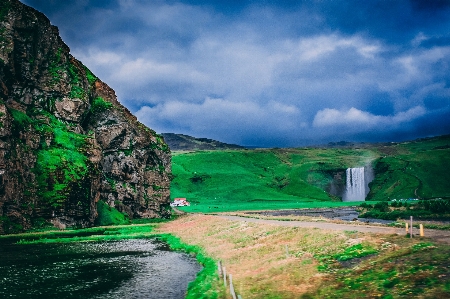 Green natural landscape nature highland Photo