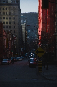 Foto área urbana
 rua vermelho cidade