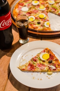 Dish food cuisine pizza Photo