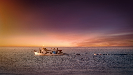 Sky horizon water transportation sea Photo