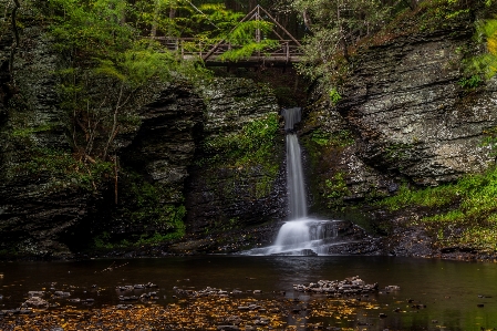 Waterfall body of water natural landscape resources Photo