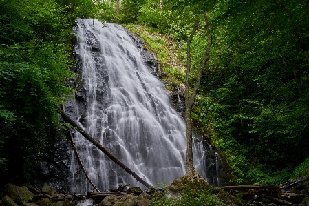 Waterfall water resources body of natural landscape Photo