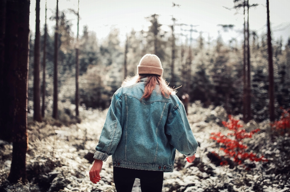 Persone in natura
 inverno ambiente naturale
 foresta