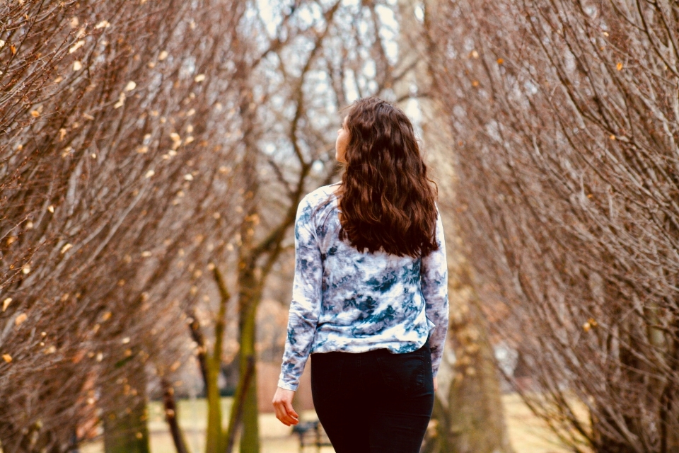 Hair people in nature tree beauty