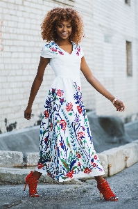 White clothing dress shoulder Photo