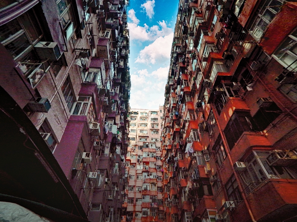 Daerah perkotaan
 merah arsitektur langit