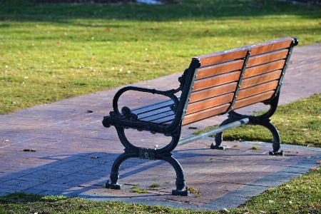 Furniture bench outdoor chair Photo