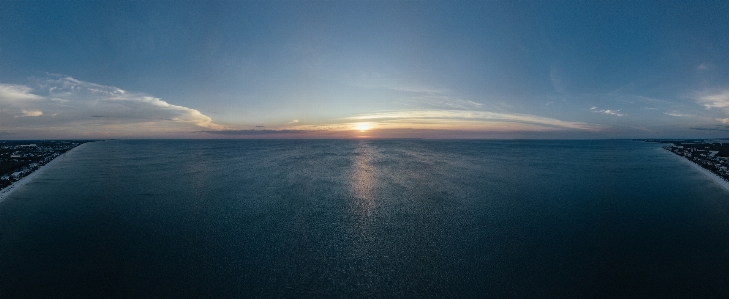 Sky horizon sea blue Photo